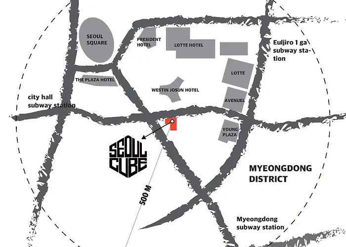 Solo Myeongdong Hotel a capsule Seul